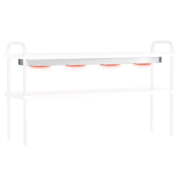 Warmhoudlamp | 3 Lampen | Inomak Warmhoudkast | RVS | 	950x122x60(h)mm