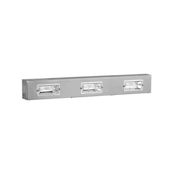 Warmhoudlamp | 3 Lampen | Inomak Warmhoudkast | RVS | 	950x122x60(h)mm