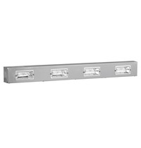 Inomak Warmhoudlamp | 4 Lampen | Inomak Warmhoudkast | RVS | 1252x122x60(h)mm
