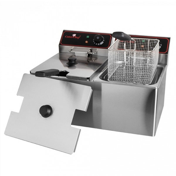 Friteuse | Elektrisch | 8+8L | 6.5kW (2x 230V) | 540x409x346(h)mm