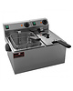 CaterChef Friteuse | Elektrisch | 6+4L | 5.25kW (2x 230V) | 520x430x310(h)mm 