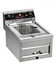 CaterChef Friteuse | Elektrisch | 12L | 9kW (400V) | Aftapkraan | 400x700x320(h)mm 