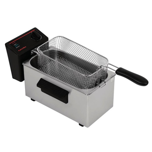 Friteuse | Elektrisch | 3.5L | 130°C/190°C | 2kW (230V) | 232x429x240(h)mm