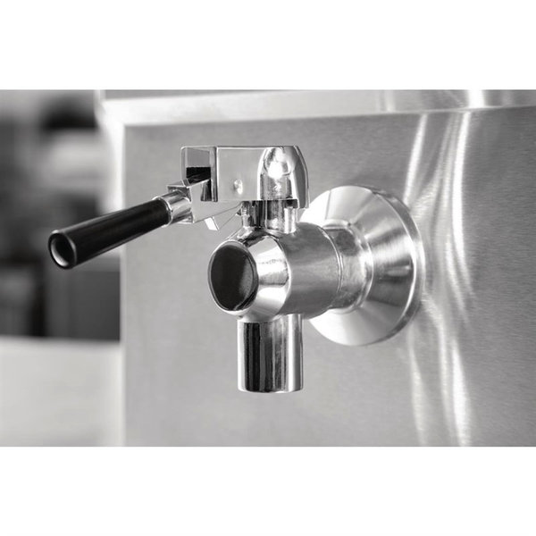 Inductiefriteuse | Elektrisch | 7.5L | 60°C/190°C | 3kW (230V) | Aftapkraan | 290x440x415(h)mm