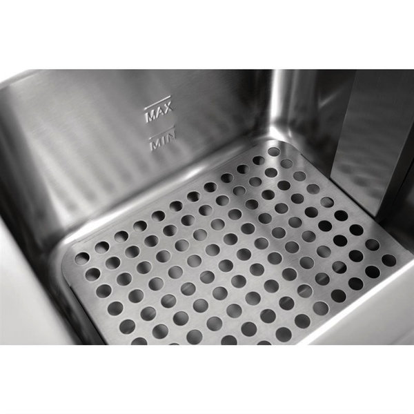 Inductiefriteuse | Elektrisch | 7.5L | 60°C/190°C | 3kW (230V) | Aftapkraan | 290x440x415(h)mm