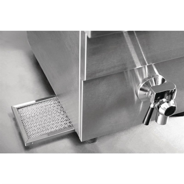 Inductiefriteuse | Elektrisch | 7.5L | 60°C/190°C | 3kW (230V) | Aftapkraan | 290x440x415(h)mm