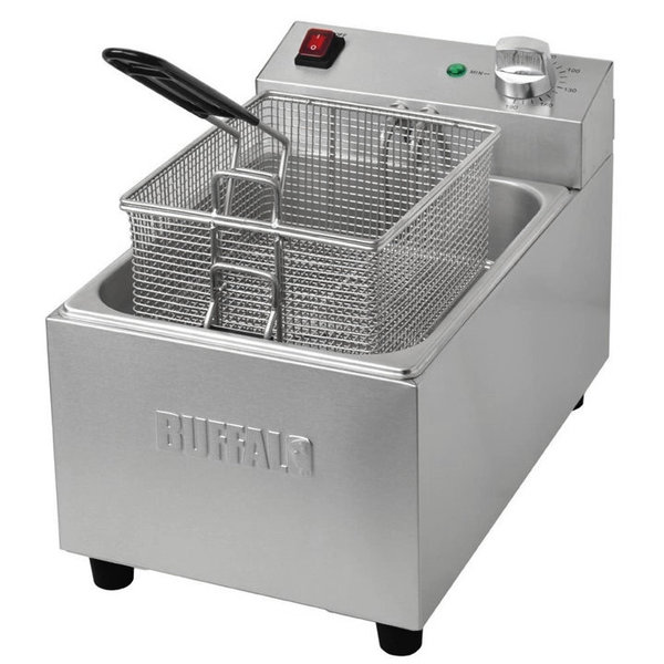 Friteuse | Elektrisch | 5L | 60°C/190°C | 2.8kW (230V) | 270x410x320(h)mm