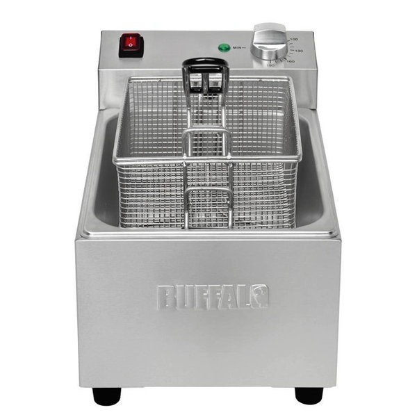 Friteuse | Elektrisch | 5L | 60°C/190°C | 2.8kW (230V) | 270x410x320(h)mm