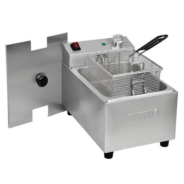 Friteuse | Elektrisch | 5L | 60°C/190°C | 2.8kW (230V) | 270x410x320(h)mm