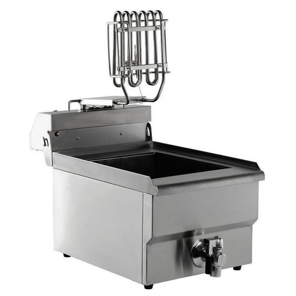 Friteuse | Elektrisch | 10L | 5kW (400V) | Aftapkraan | 340x560x380(h)mm