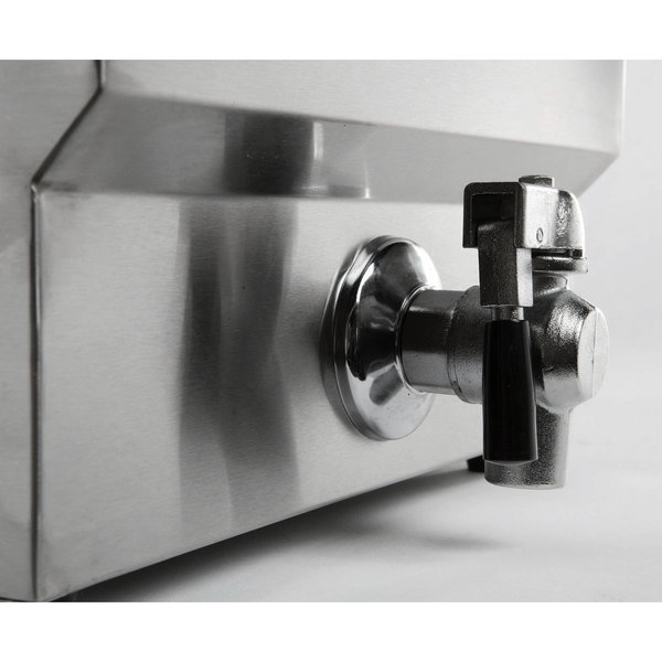 Friteuse | Elektrisch | 10L | 5kW (400V) | Aftapkraan | 340x560x380(h)mm