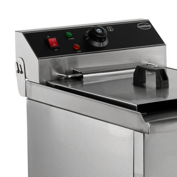 Friteuse | Elektrisch | 10L | 5kW (400V) | Aftapkraan | 340x560x380(h)mm