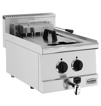 CombiSteel Friteuse | BASE 600 | Elektrisch | 10L | 7.5kW (400V) | Aftapkraan | 400x600x300(h)mm 