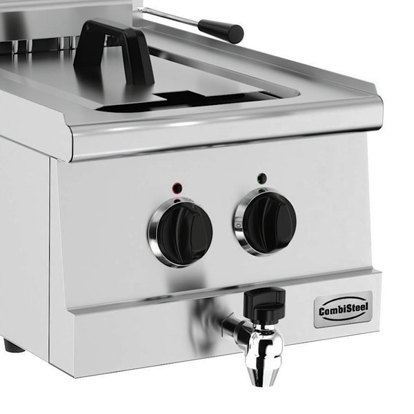 Friteuse | BASE 600 | Elektrisch | 10L | 7.5kW (400V) | Aftapkraan | 400x600x300(h)mm