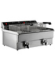 CombiSteel Friteuse | Elektrisch | 10+10L | 10kW (2x 400V) | Aftapkranen | 690x560x380(h)mm 