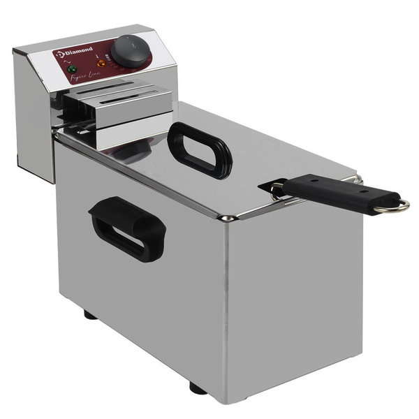 Friteuse | Elektrisch | 4L | 0°C/180°C | 3kW (230V) | 210x410x290(h)mm