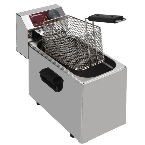 Friteuse | Elektrisch | 4L | 0°C/180°C | 3kW (230V) | 210x410x290(h)mm