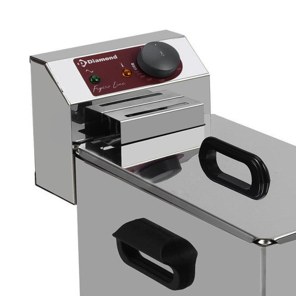 Friteuse | Elektrisch | 4L | 0°C/180°C | 3kW (230V) | 210x410x290(h)mm
