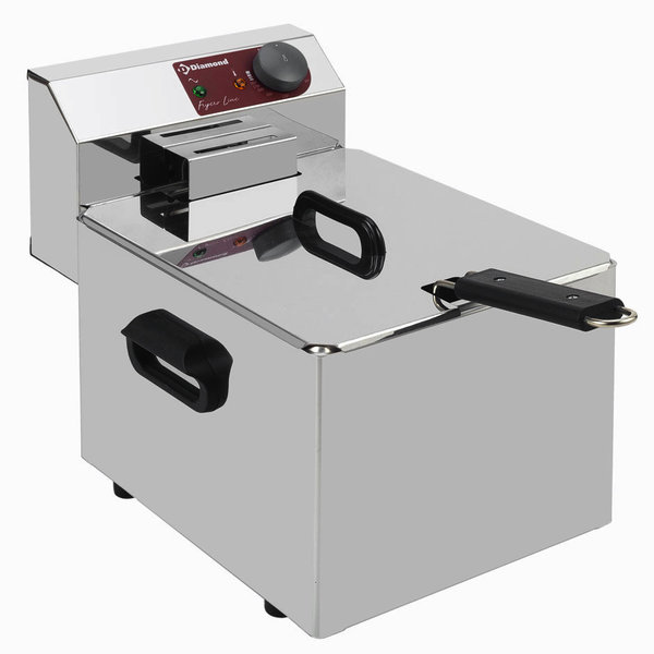 Friteuse | Elektrisch | 7L | 0°C/180°C | 3.2kW (230V) | 290x410x290(h)mm