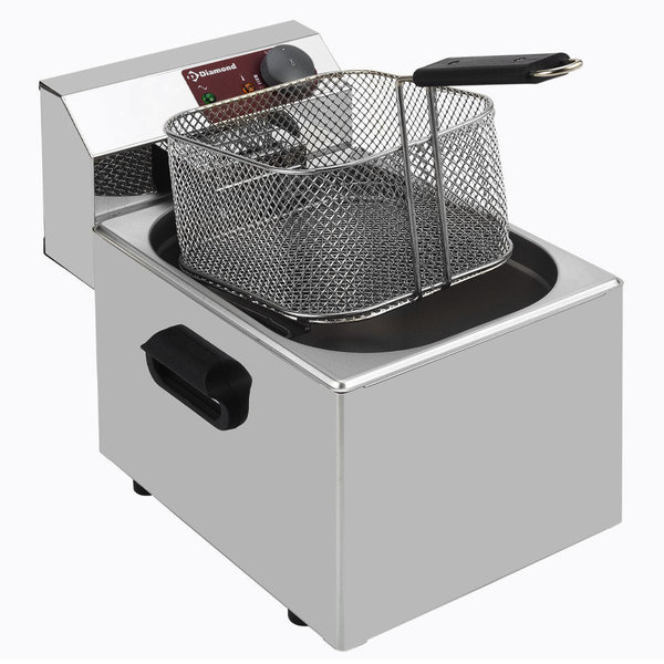 Friteuse | Elektrisch | 7L | 0°C/180°C | 3.2kW (230V) | 290x410x290(h)mm