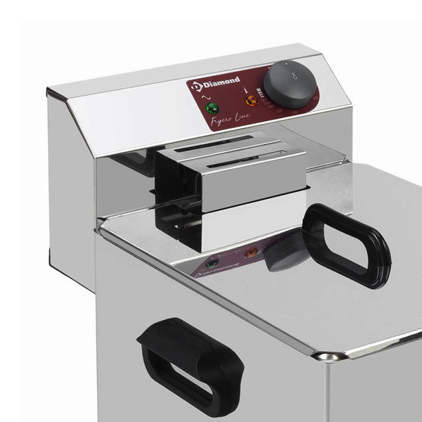 Friteuse | Elektrisch | 7L | 0°C/180°C | 3.2kW (230V) | 290x410x290(h)mm