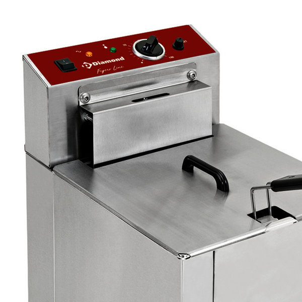 Friteuse | Elektrisch | 12L | 0°C/180°C | 7.5kW (400V) | Aftapkraan | 325x430x510(h)mm