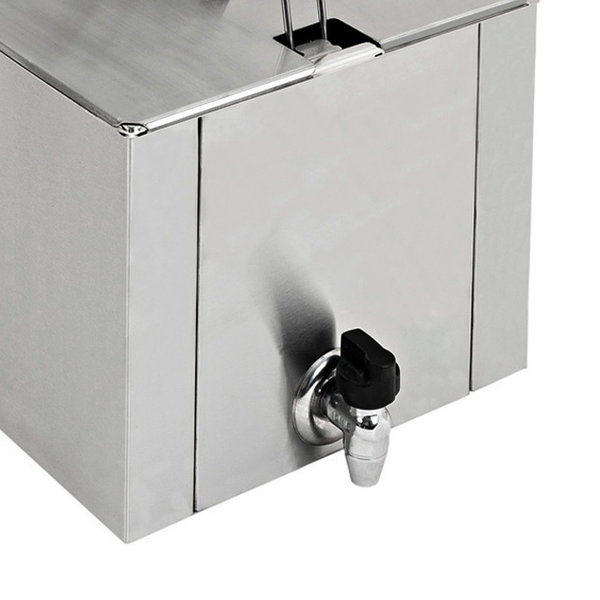 Friteuse | Elektrisch | 12L | 0°C/180°C | 7.5kW (400V) | Aftapkraan | 325x430x510(h)mm