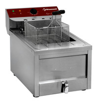 Diamond Friteuse | Elektrisch | 12L | 0°C/190°C | 9kW (400V) | Aftapkraan | 400x600x445(h)mm 