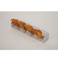 CombiSteel Mand | Voor CombiSteel Kippengrill COM-7472.0005/7472.0040 | 630x140x130(h)mm 
