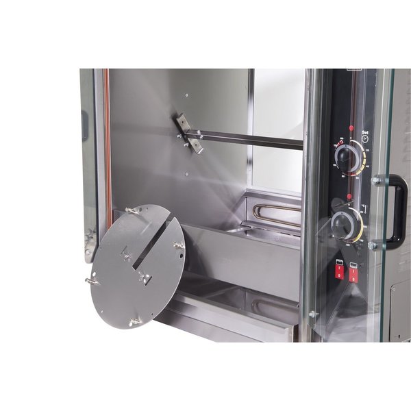 Kippengrill | 3 Spitten | Voor ca. 20 kippen | 400V | Elektrisch | 1020x640x830(h)mm
