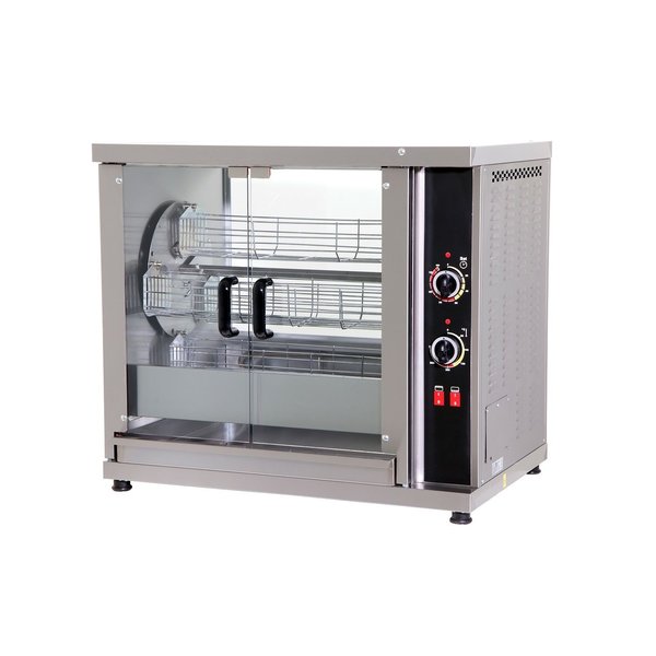 Kippengrill | 3 Spitten | Voor ca. 20 kippen | 400V | Elektrisch | 1020x640x830(h)mm