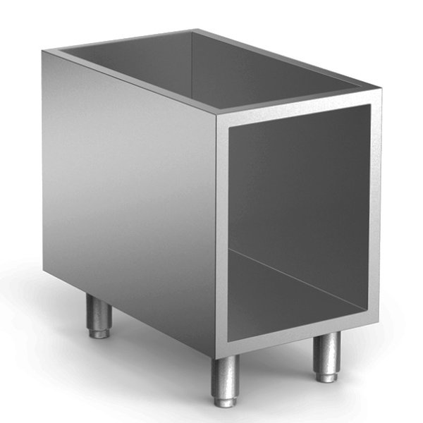 Onderstel | Gastro-Inox HP 650 | RVS | Open Kast | 400x535x600(h)mm