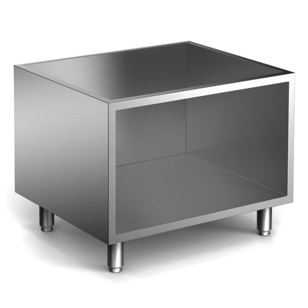 Onderstel | Gastro-Inox HP 650 | RVS | Open Kast | 700x535x600(h)mm