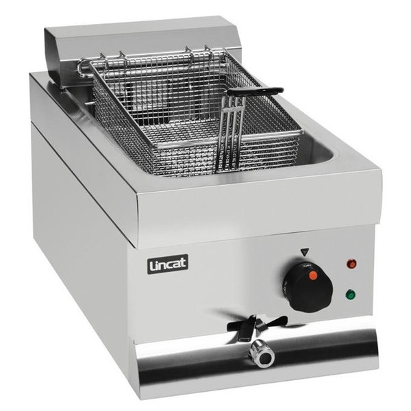 Friteuse | SILVERLINK 600 | Elektrisch | 9L | 130°C/190°C | 3kW (230V) | Aftapkraan | 300x600x335(h)mm