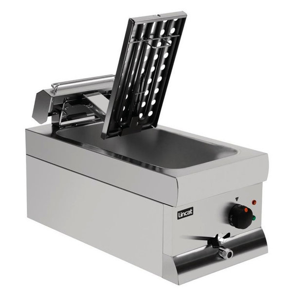 Friteuse | SILVERLINK 600 | Elektrisch | 9L | 130°C/190°C | 3kW (230V) | Aftapkraan | 300x600x335(h)mm