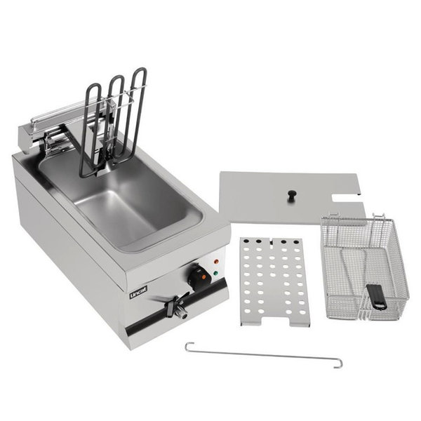 Friteuse | SILVERLINK 600 | Elektrisch | 9L | 130°C/190°C | 3kW (230V) | Aftapkraan | 300x600x335(h)mm