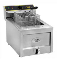 Roller Grill Friteuse | Elektrisch | 12L | 0°C/190°C | 9kW (400V) | Aftapkraan | 400x600x445(h)mm 