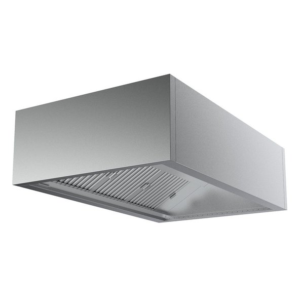 RVS Inductie Afzuigkap | 5 Labyrintfilters | 3000x1300x550(h)mm