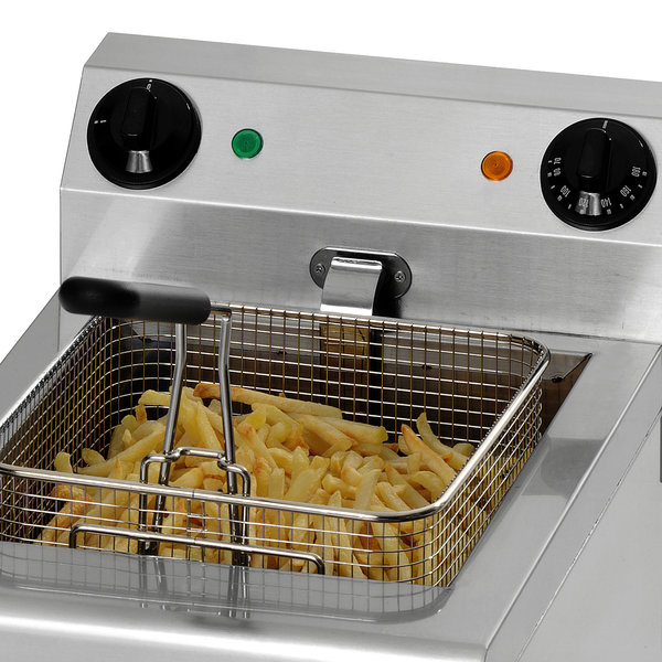 Friteuse | SERIE FE | Elektrisch | 10L | 70°C/180°C | 3.25kW (230V) | Aftapkraan | 300x525x345(h)mm