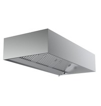 CombiSteel Afzuigkap | Doosmodel | Verlichting | 2400x950x400(h)mm