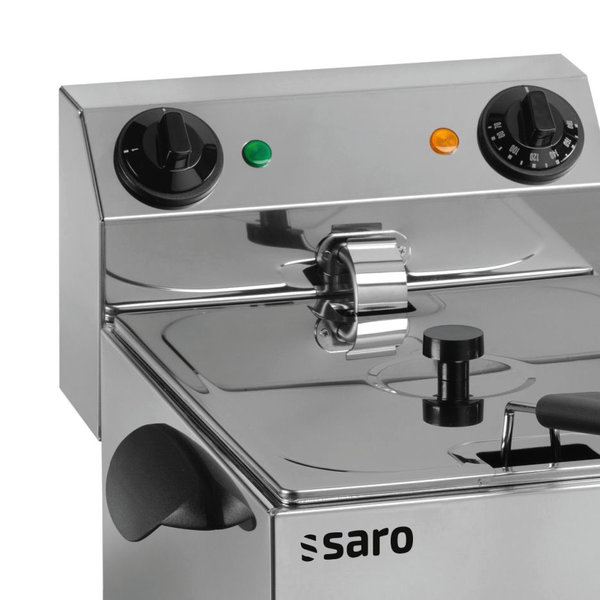 Friteuse | PROFRI | Elektrisch | 10L | 70°C/180°C | 6kW (400V) | Aftapkraan | 335x515x350(h)mm