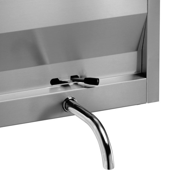 Friteuse | GASTROLINE | Elektrisch | 9L | 65°C/190°C | 6kW (400V) | Aftapkraan | 300x545x410(h)mm