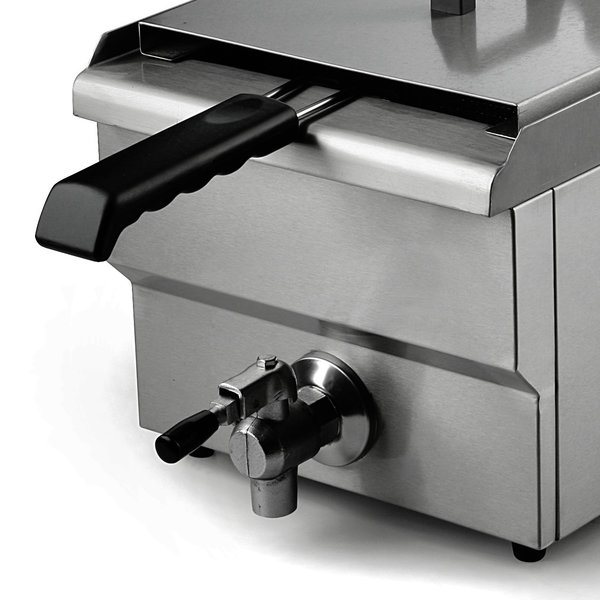 Friteuse | SERIE FT | Elektrisch | 8L | 0°C/180°C | 3.3kW (230V) | Aftapkraan | 310x505x355(h)mm