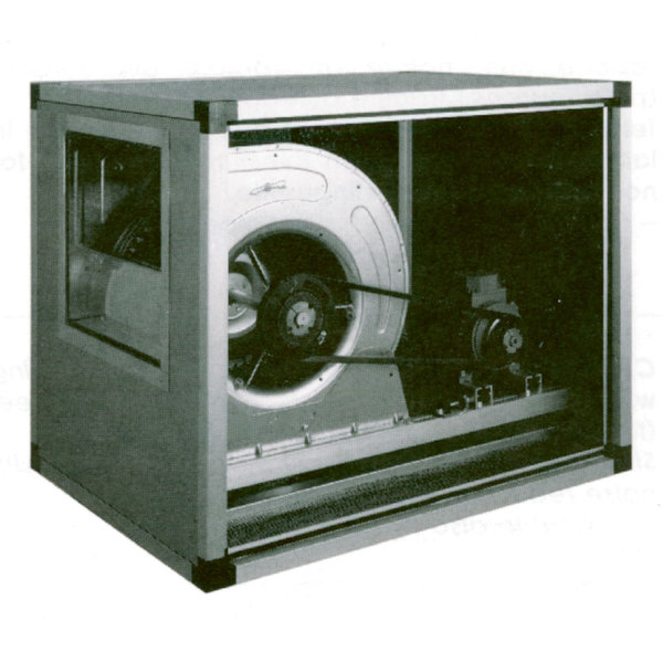Centrifugale Ventilator | 7000 m3/u | Riemgedreven + 2 Snelheden | 2.2kW | 400V | 750x1000x750(h)mm
