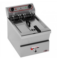 Stilfer Friteuse | Elektrisch | 12L | 100°C/200°C | 7kW (400V) | Aftapkraan | 310x580x420(h)mm 