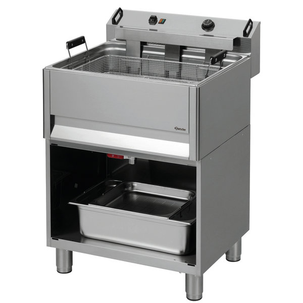 Deegwaren-/Visfriteuse | SERIE BF | Elektrisch | 30L | 50°C/190°C | 15kW (400V) | Aftapkraan | 660x650x980(h)mm