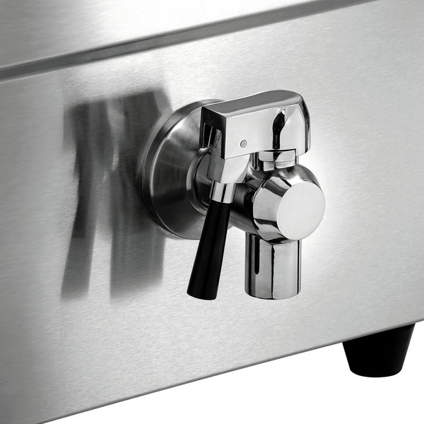 Inductiefriteuse | Elektrisch | 8L | 60°C/190°C | 3.5kW (230V) | Aftapkraan | 290x565x415(h)mm