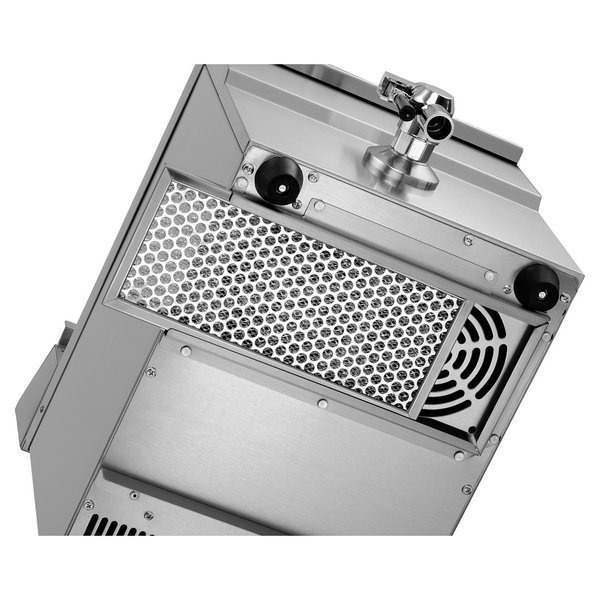 Inductiefriteuse | Elektrisch | 8L | 60°C/190°C | 3.5kW (230V) | Aftapkraan | 290x565x415(h)mm