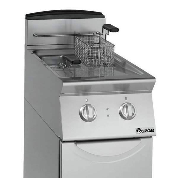 Friteuse | SERIE 700 | Elektrisch | 8+8L | 140°C/190°C | 14kW (400V) | Aftapkranen | 400x700x850(h)mm