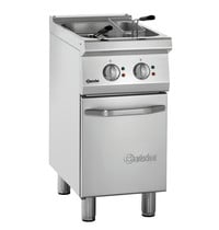 Bartscher Friteuse | SERIE 700 | Elektrisch | 9+9L | 100°C/190°C | 15kW (400V) | Aftapkranen | 400x700x850(h)mm 